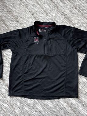 Harley Davidson Mens Lightweight Technical Pullover Sweatshirt, Black Size XL